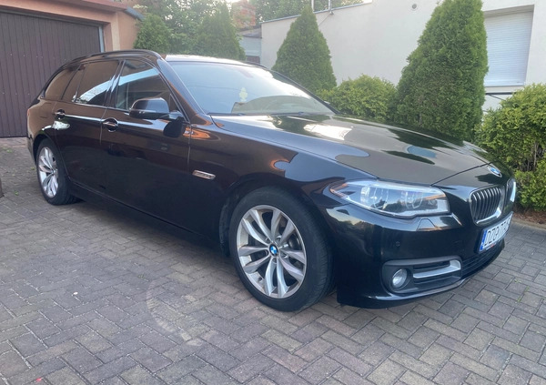 BMW Seria 5 cena 62500 przebieg: 247000, rok produkcji 2015 z Pieńsk małe 529